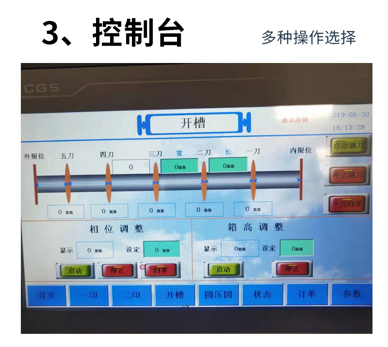 全自動四色印刷開槽機(jī)